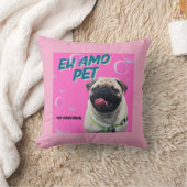 Almofada 40,6 cm x 40,6 cm Pet Rosa Kussen (Deken)