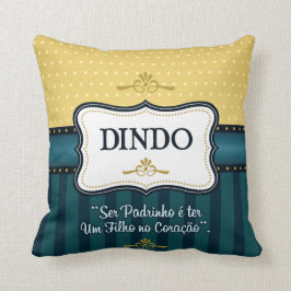 Almofada Batizado Dindo 01 Kussen