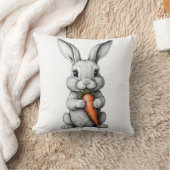Almofada Coelho com Cenoura Kussen (Deken)