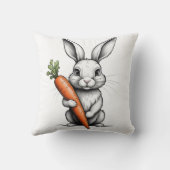Almofada Coelho com Cenoura Kussen (Achterkant)