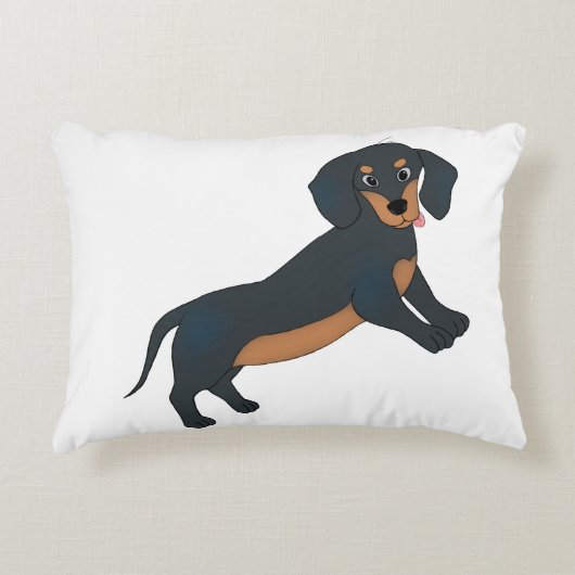 Almofada Dachshund Accent Kussen (Voorkant)
