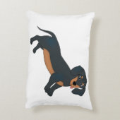 Almofada Dachshund Accent Kussen (Achterkant (Verticaal))
