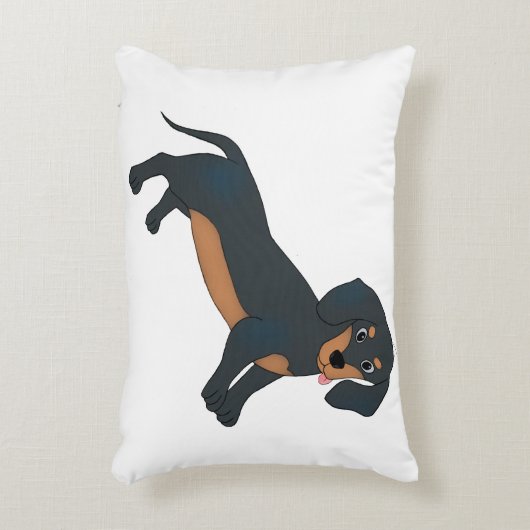 Almofada Dachshund Accent Kussen (Voorkant(Verticaal))