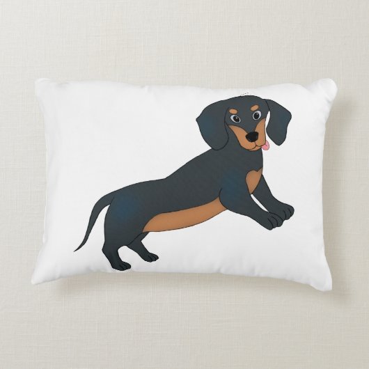 Almofada Dachshund Accent Kussen (Achterkant)