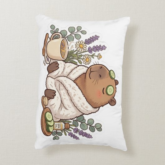 Almofada de capivara accent kussen (Achterkant (Verticaal))