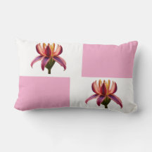 Almofada de Lombar 33 x 53,34 cm Flor