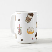 Almofada decorativa coffee lovers  koffiemok (Voorkant links)