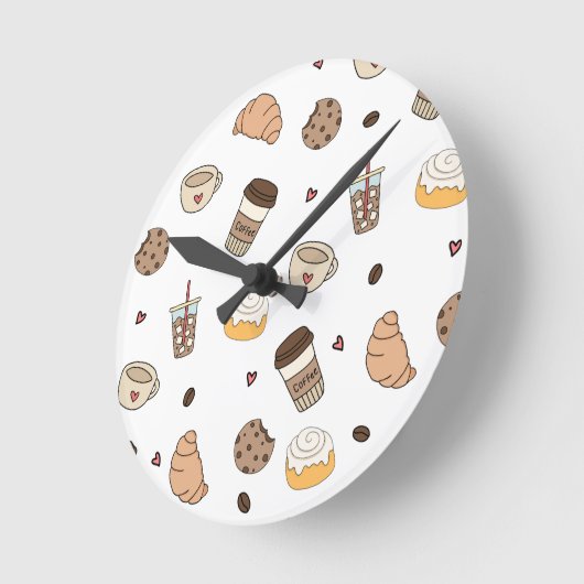 Almofada decorativa coffee lovers  ronde klok (Hoek)