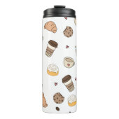 Almofada decorativa coffee lovers thermosbeker (Voorkant)