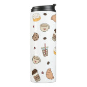 Almofada decorativa coffee lovers  thermosbeker (Gedraaid links)