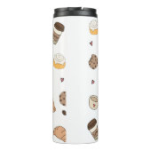 Almofada decorativa coffee lovers  thermosbeker (Achterkant)