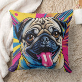 Almofada em Pop Art de Pug 01  Kussen (Deken)