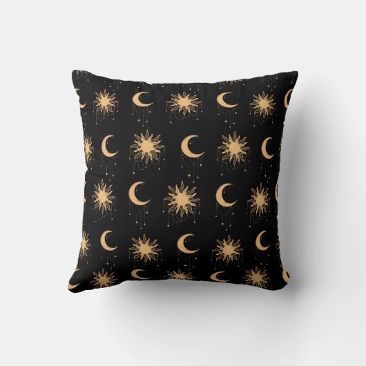 almofada estampa boho sol e lua kussen (Achterkant)