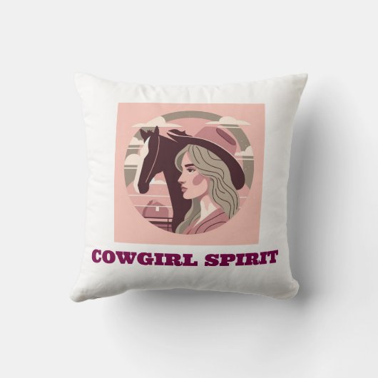 almofada estampada garota cowgirl kussen (Achterkant)