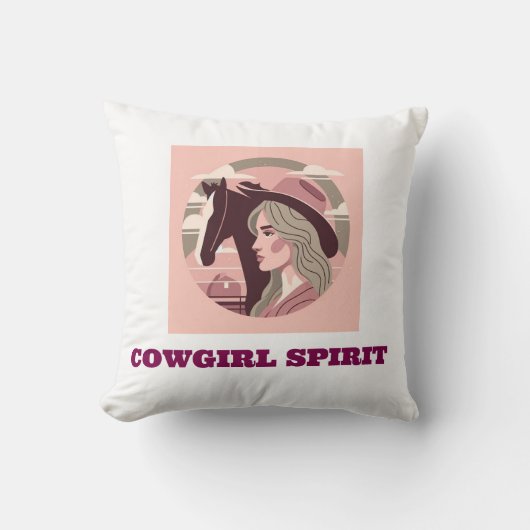almofada estampada garota cowgirl  kussen (Voorkant)
