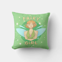 almofada fada, fairy girl kussen