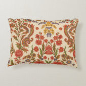 Almofada Flores de Zínnia em artes Accent Kussen (Achterkant)