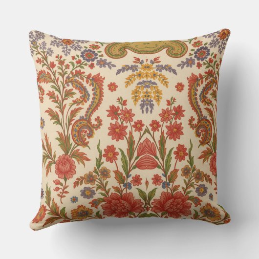 Almofada Flores de Zínnia em artes Kussen (Achterkant)