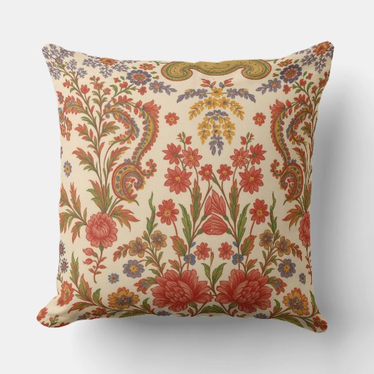 Almofada Flores de Zínnia em artes Kussen (Voorkant)
