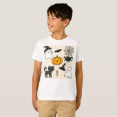 Almofada fofa com desenho Happy Halloween T-shirt (Voorkant volledig)