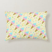 Almofada fofa com estampa contínua de sorvetes accent kussen (Voorkant)