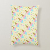 Almofada fofa com estampa contínua de sorvetes accent kussen (Achterkant (Verticaal))