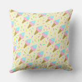 Almofada fofa com estampa contínua de sorvetes kussen (Achterkant)