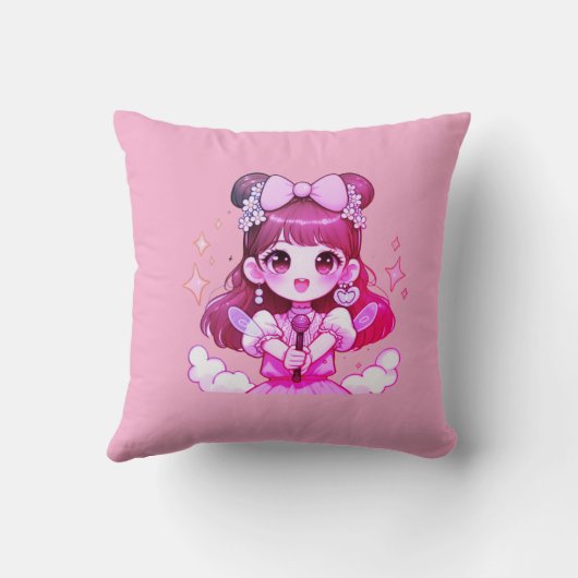 almofada garota kpop cantora desenho kussen (Achterkant)