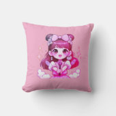 almofada garota kpop cantora desenho kussen (Voorkant)