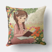 almofada Menina no Jardim Kussen (Achterkant)