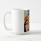 Almofada noite de halloween abóboras e fantasmas koffiemok (Links)