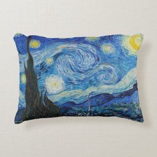 Almofada Noite Estrelada Van Gogh Accent Kussen