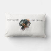 Almofada | Pillow Dachshund Kussen (Voorkant)