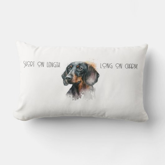 Almofada | Pillow Dachshund Kussen (Voorkant)