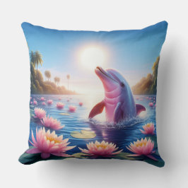 almofada quadrada com tema lendas do boto kussen