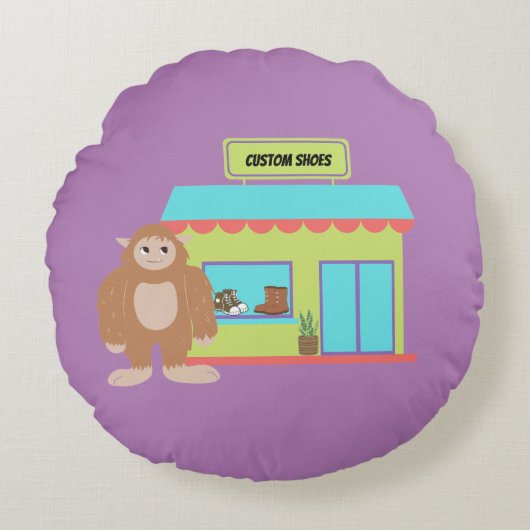 Almofada Redonda Almofada Imagem infantil para dec Rond Kussen (Voorkant)