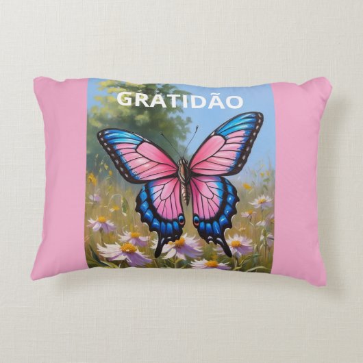 Almofadas Decorativas Borboleta Accent Kussen (Achterkant)