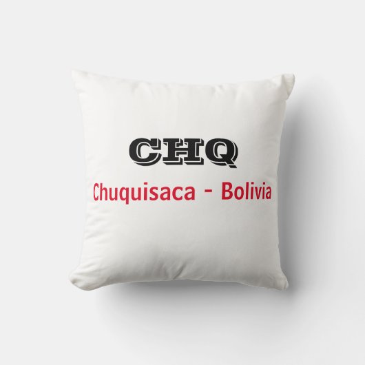 Almohada Chuquisaca Bolivia Kussen (Voorkant)