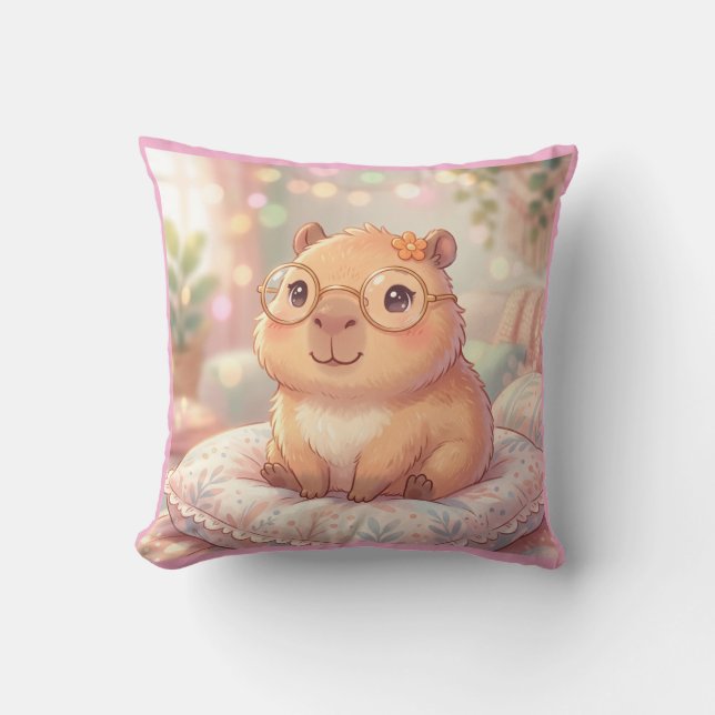 almohada cute de Capybara Kussen (Voorkant)