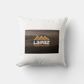 Almohada La Paz ciudad del cielo Kussen
