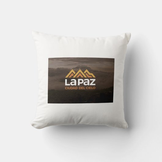 Almohada La Paz ciudad del cielo Kussen (Voorkant)