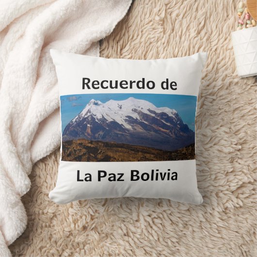 Almohada recuerdo de La Paz Kussen (Deken)