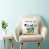Almohada We are Ukraine Kussen (Stoel)