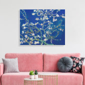 Almond Bloom (Indigo) | Van Gogh | Canvas Afdruk (Insitu (Woonkamer))