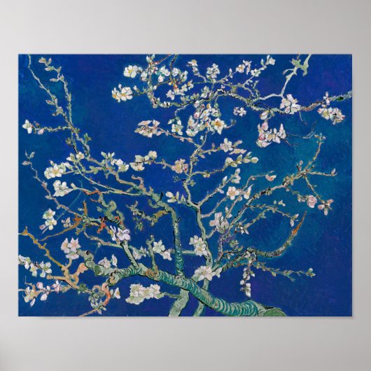 Almond Bloom (Indigo) | Van Gogh | Poster (Voorkant)
