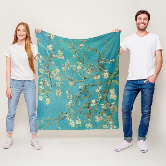 Almond Blossom, 1890, van Vincent van Gogh Fleece Deken (In situ)