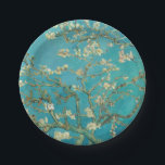 Almond Blossom, 1890, van Vincent van Gogh Papieren Bordje<br><div class="desc">Almond Blossom,  1890 van Vincent van Gogh. Bloembomen waren speciaal voor Van Gogh. Ze waren een teken van ontwaking en hoop. Hij genoot esthetisch van hen en vond vreugde in het schilderen van bloeiende bomen.</div>