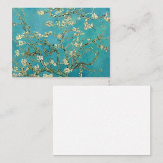 Almond Blossom, 1890, van Vincent van Gogh Visitekaartje (Voorkant / Achterkant)