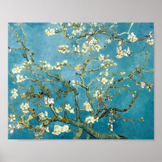 Almond blossom (1890) Vincent Van Gogh Floral art Poster (Voorkant)