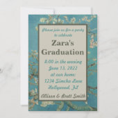 Almond Blossom Afstuderen Uitnodiging (Voorkant)